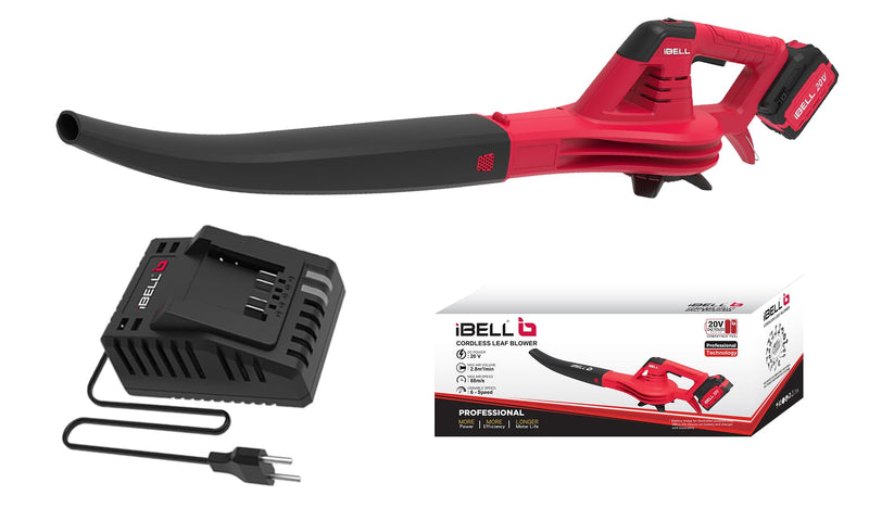 IBELL One Power Series Cordless Leaf Blower LB20-28 20V 280W 4Ah Battery & Charger