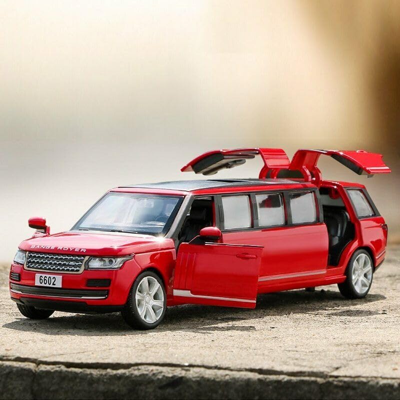 ARNIYAVALA Long Range Rover Diecast Metal Pullback Toy Car with Openable Doors & Light, Music Boys Car for Kids Best Toys Gifts Toys for Kids