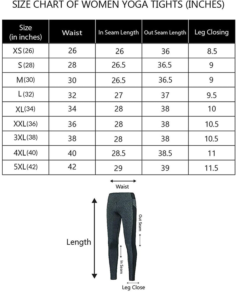 CHKOKKO Women Yoga Track Pants Stretchable Sports Tights Solid Maroon Size M