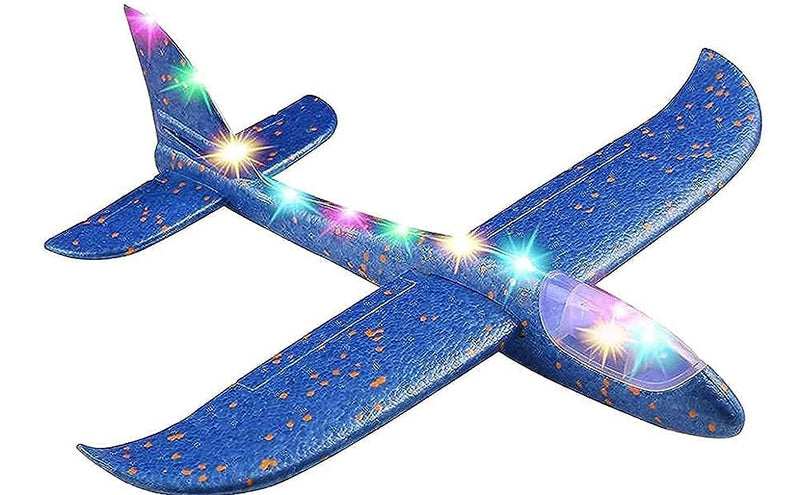 BELOXY Kids Toys Hand Throw Flying Glider Planes Foam Aeroplane Model Party Bag Fillers Flying Glider Plane Toys for Kids Game (Pack of 1) Multicolor