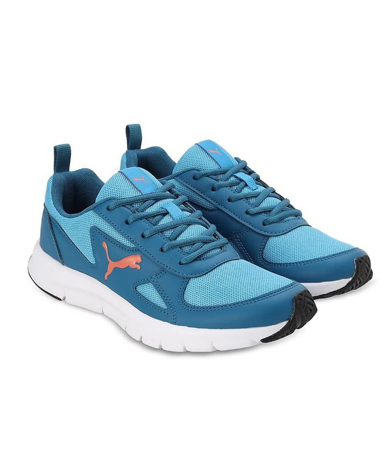 Puma Unisex-Kid Runner JR V2 Digi-Blue-Dresden Blue-Fusion Coral Sneaker - 5UK (39580001)