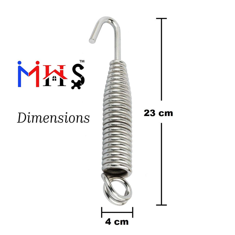 MHS Heavy Duty Zula Bearing Spring 360' Rotating And Accessories For Hammock Porch Swings Spring(Alloy Steel)