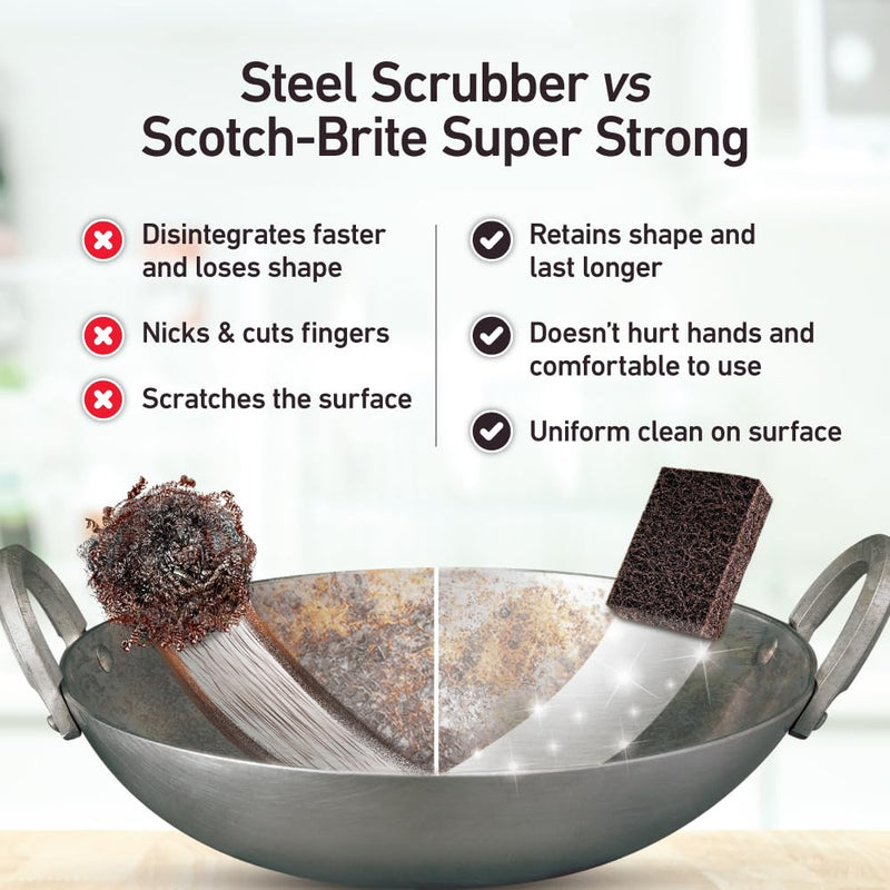 Scotch-Brite Super Strong Scrub pad (Large)