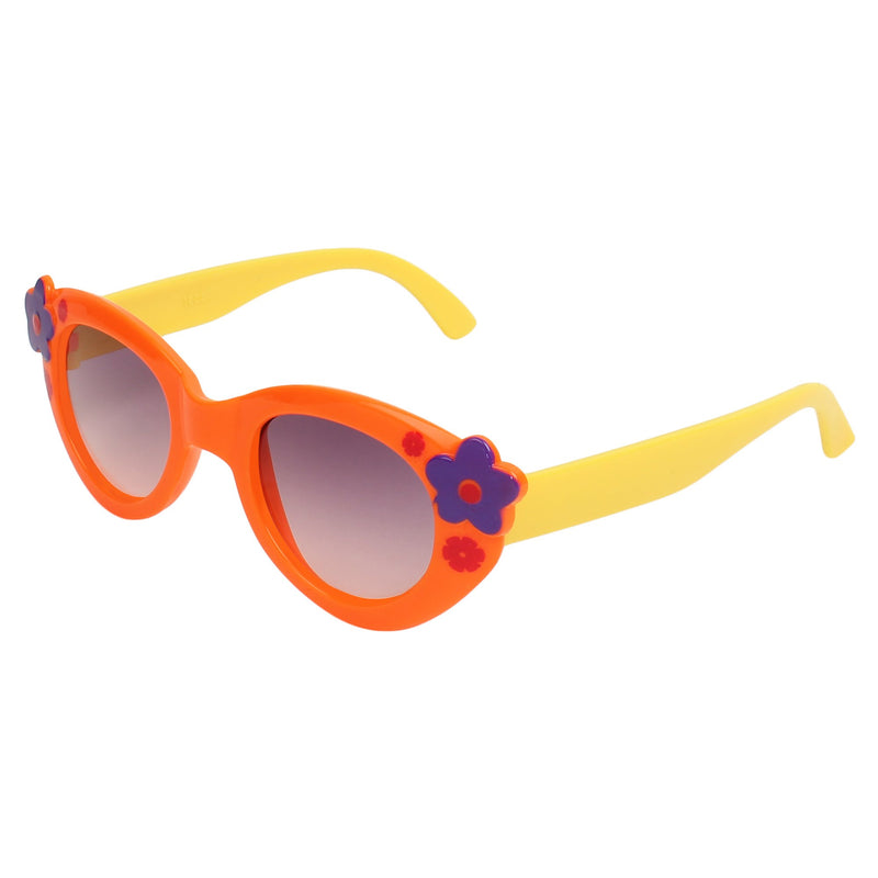 AMOUR Flower Design Cat Eye Sunglasses for kids (Age 4-7)