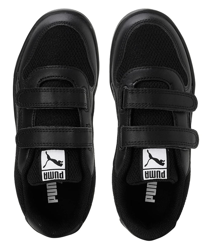 Puma Unisex-Kid -Punch Comfort Jr Black-Black Sneaker - 2UK (39613101)