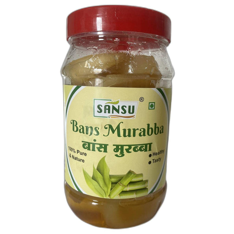 SANSU Homemade Bamboo Murabba Helps Increasing Height Growth | Bans Ka Murabba 1KG Pack | Bamboo Shoots Murabba Good for Health