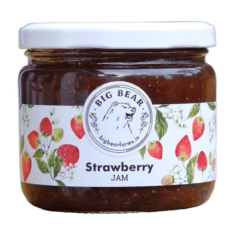 Big Bear Farms fresh fruit jam - 350gm net (Strawberry Jam)