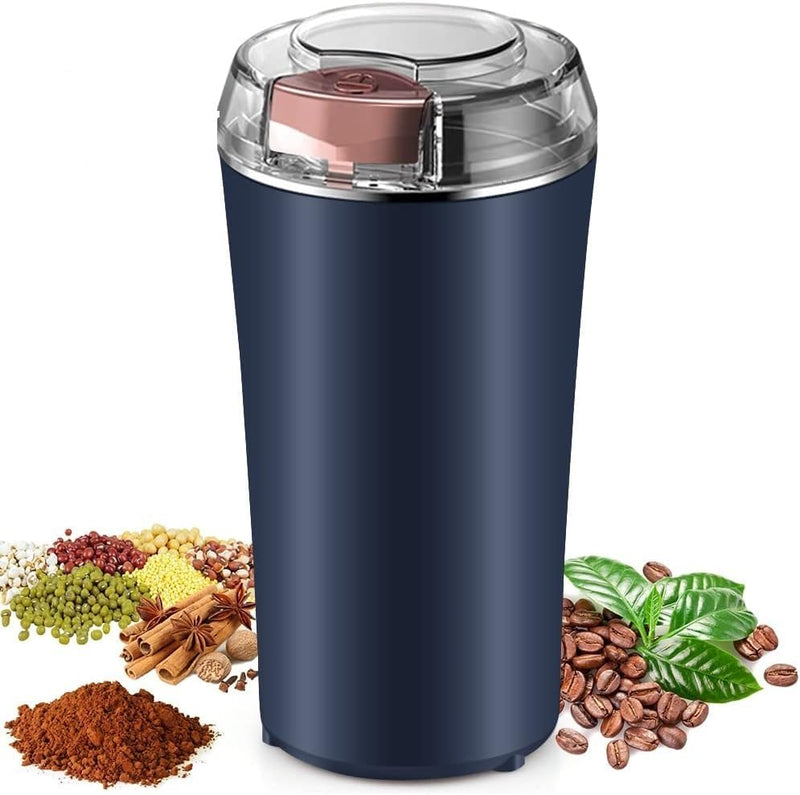 ARJ Spice Grinder Portable -Electric Grain Mill Grinder Stainless Steel Dry Grain Spices Cereals Seasonings Coffee Bean Grinder Machine(Multi Colour)