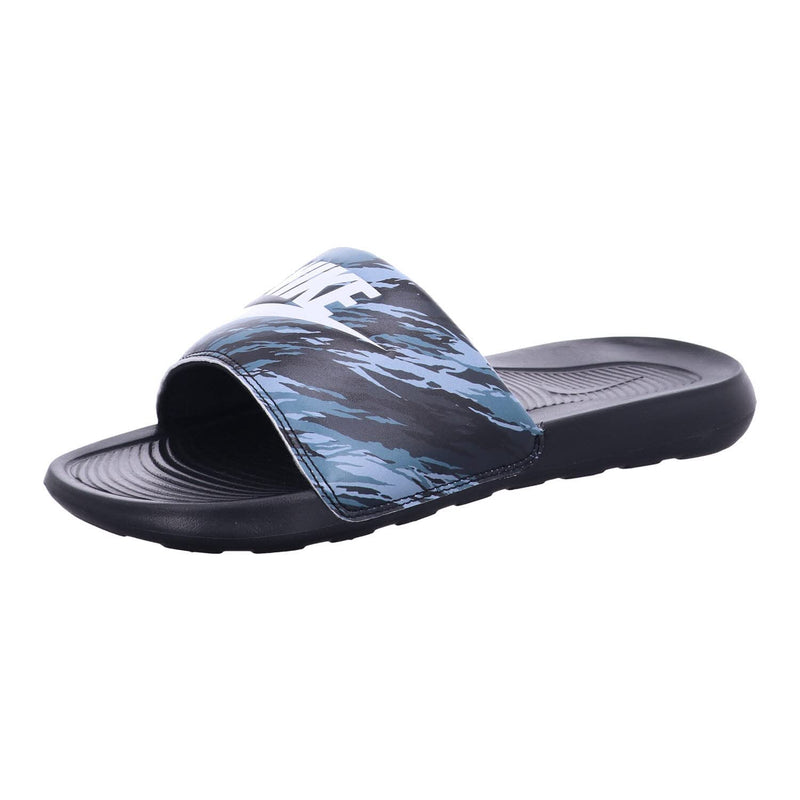 Nike VICTORI ONE Slide Print,Black/Pure Platinium,8