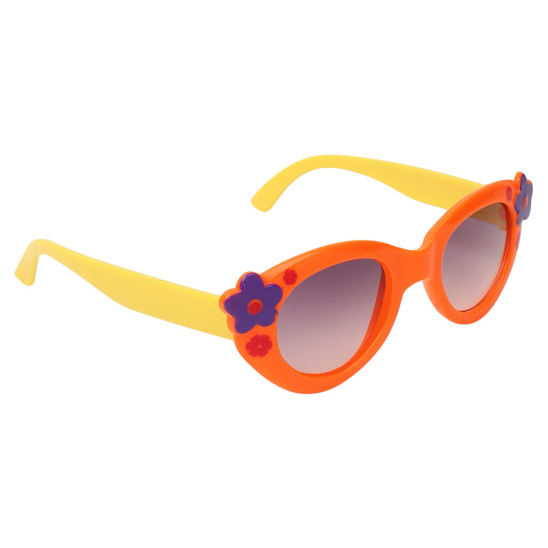 AMOUR Flower Design Cat Eye Sunglasses for kids (Age 4-7)