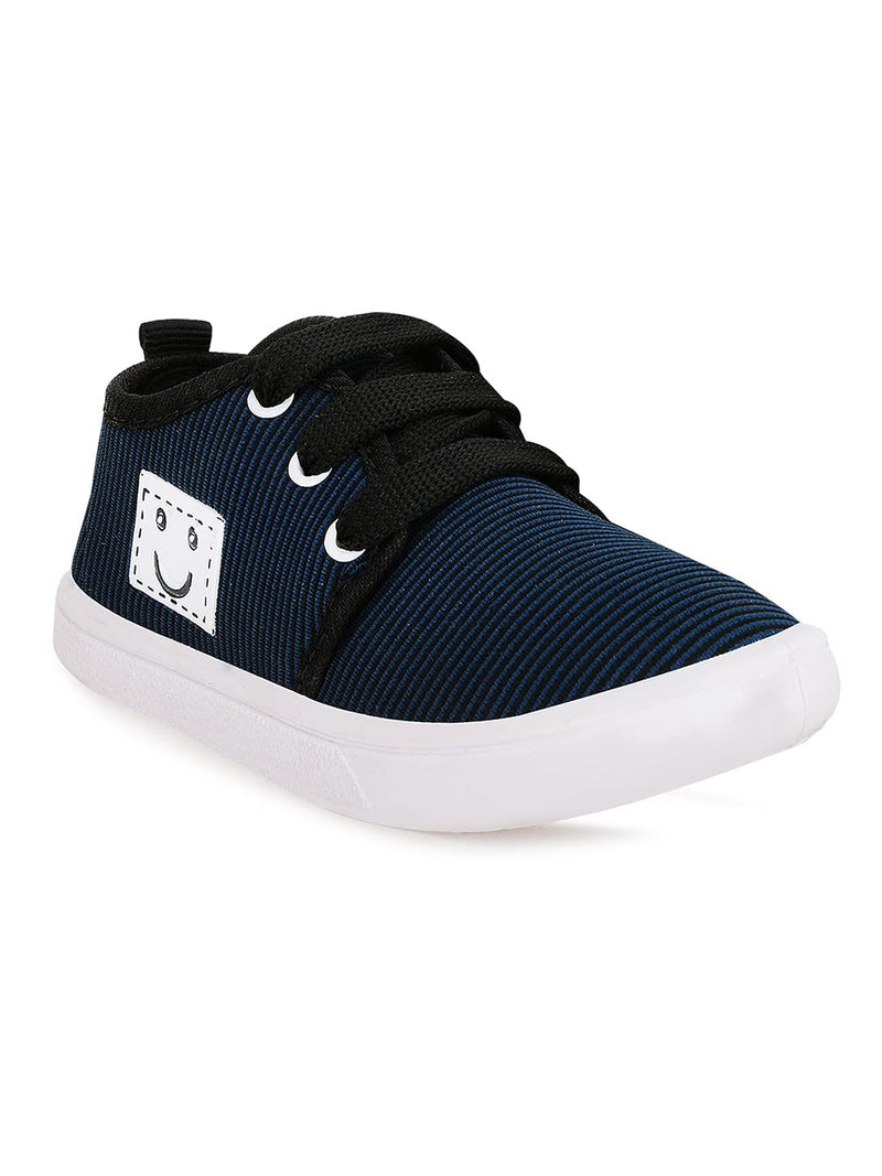 NEOBABY Casual Sneaker Shoes Kids Boys & Girls, Dark Blue - 2-2.5 Years