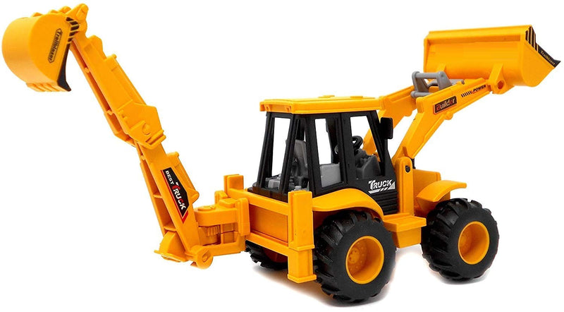 PRIME DEALS 2 In 1 Bulldozer And Excavator Construction Toy Vehicle - Yellow (Bulldozer And Excavator), Kid