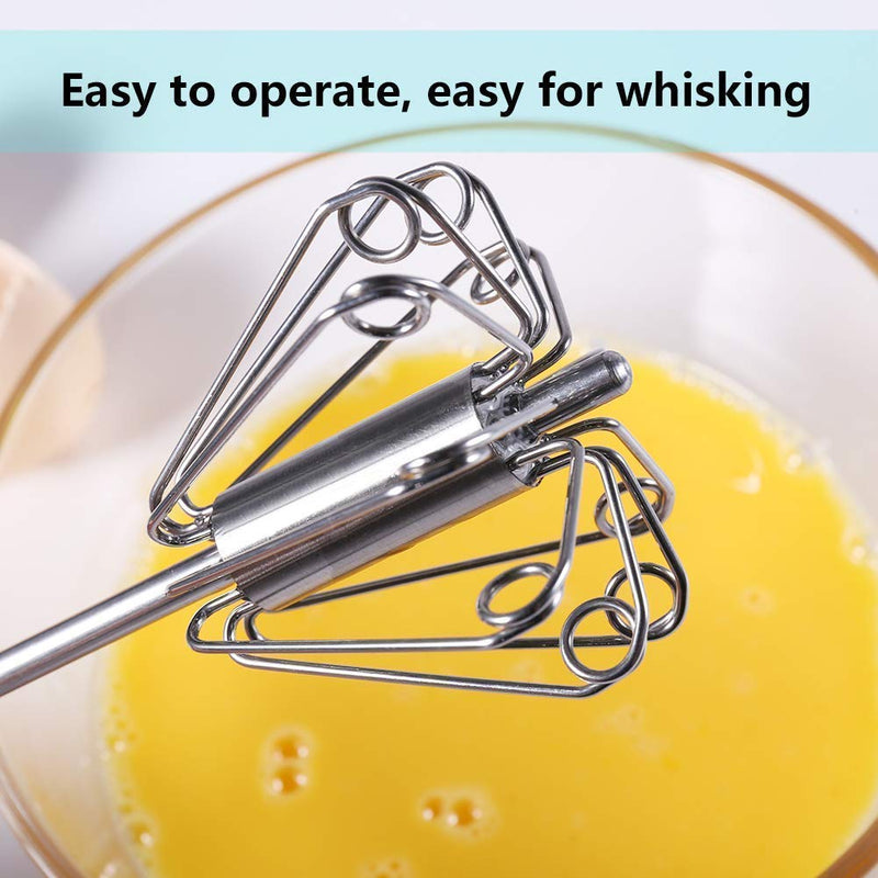 Stainless Steel Power Free Hand Blender Lassi/Butter Milk Maker Egg Whisk, Stainless Steel Hand Push Whisk Blender for Home Versatile Tool