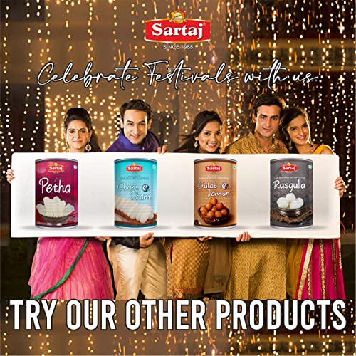 Sartaj Sweet Petha Tin Pack | Indian Sweets | Agra Petha Mithai | 1kg Tin Pack