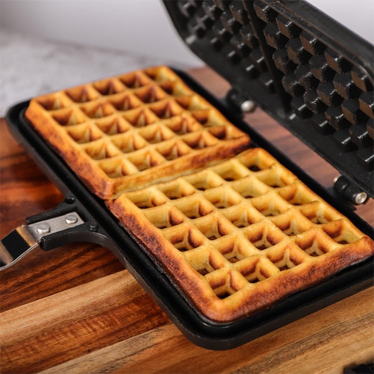 Double Square French Egg Waffle Maker/Metal Waffle Mould/Waffle Pan Cake Mold