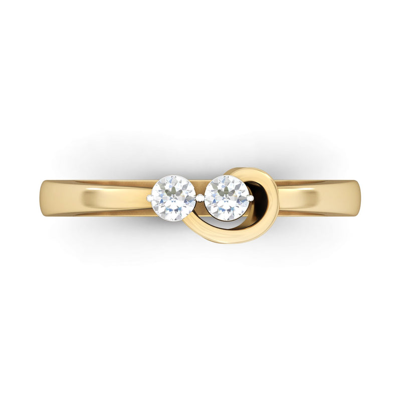 PC Jeweller The Merrie 18KT Yellow Gold & Diamond Rings