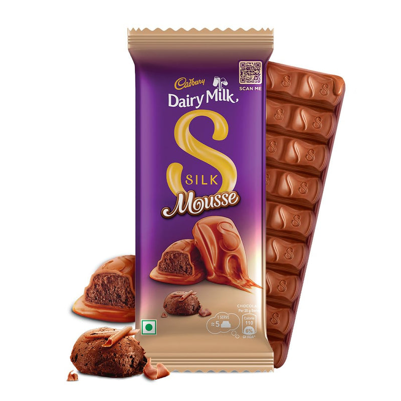 Cadbury Dairy Milk Silk Mousse Chocolate Bar, 116 g