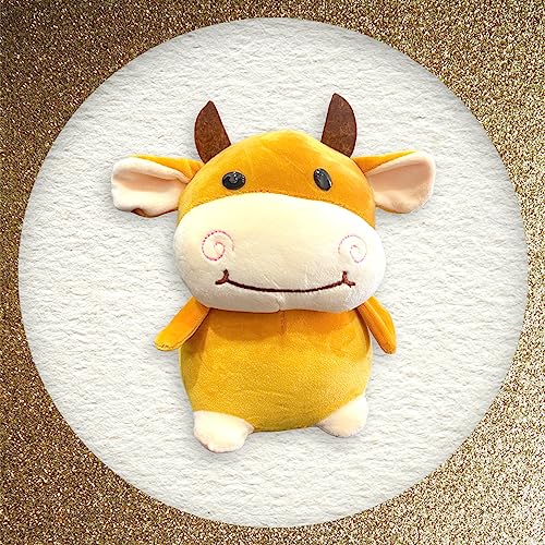 Storio Toy Cute Cow Plushie Soft Toys for Kids | Plush Soft Toys for Baby Boys and Girls | Animal Soft Toy for Kids -27 cm