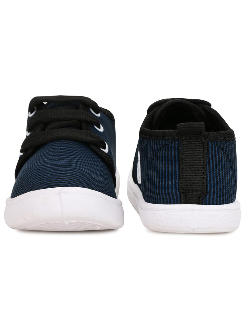 NEOBABY Casual Sneaker Shoes Kids Boys & Girls, Dark Blue - 2-2.5 Years