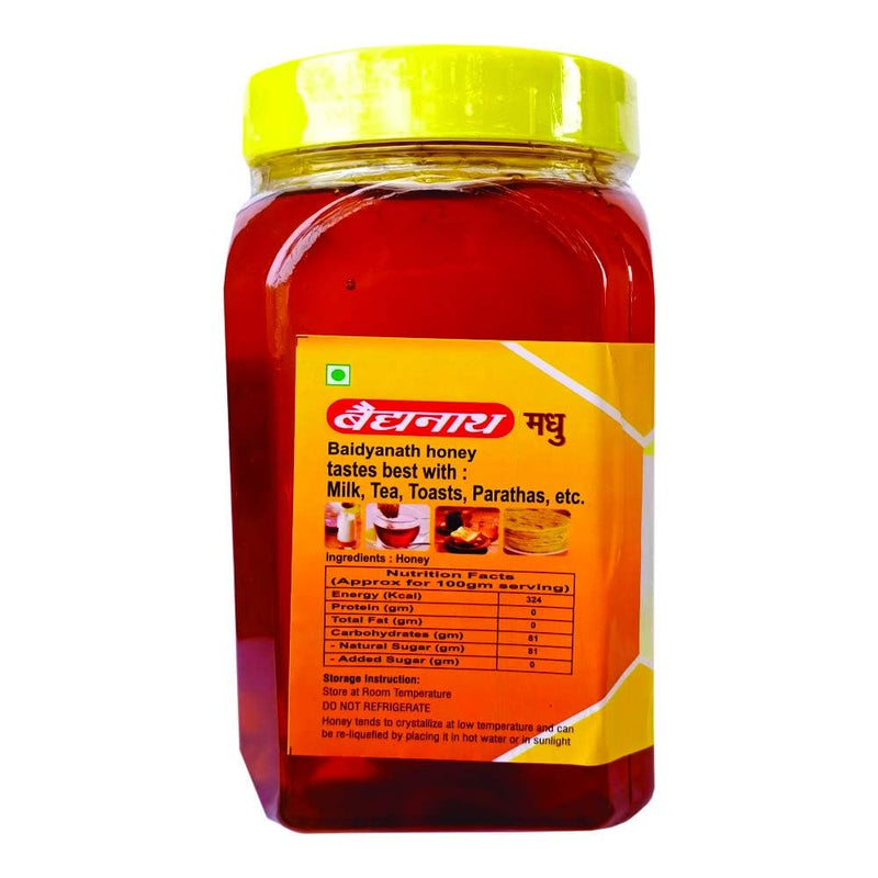 Baidyanath Honey 1Kg | Natural Immunity Booster, Pure & Wholesome - Weight Loss Support, Radiant Skin, Cough & Cold Defense | No Added Sugar