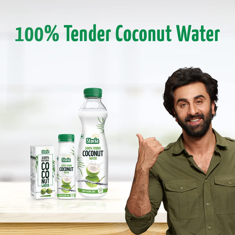 Storia 100% Tender Coconut Water- No Added Sugar - 1000 ml PET Bottle