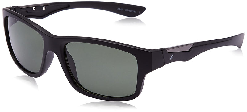 Fastrack Men Square non polarization Sunglasses (Green_ S)