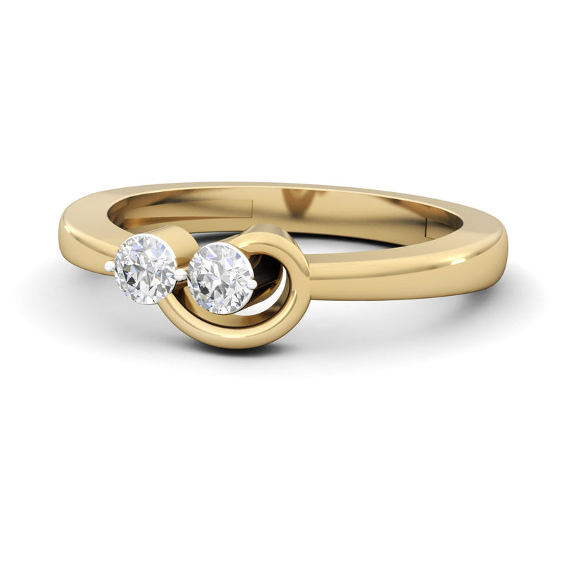 PC Jeweller The Merrie 18KT Yellow Gold & Diamond Rings