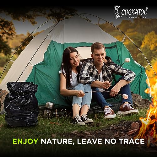 Cockatoo CMP01 OXO-Biodegradable Garbage Bags Medium|Your Ultimate Companion for Campaigning and Traveling|for Keeping Your Adventures Clean and Green,30 Bags/Rollx3,(18.5 X 20.5 Inch)