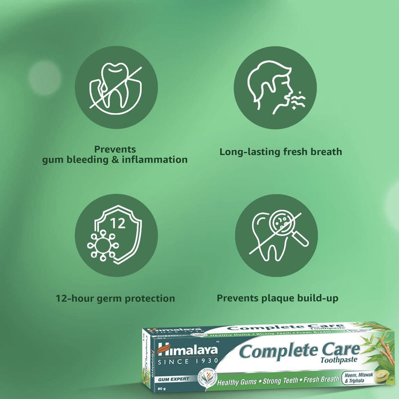 Himalaya Herbals Complete Care Toothpaste - 150 g (Pack of 2, Rupees 21 off)