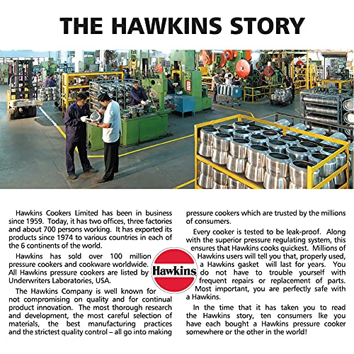 Hawkins Classic 1.5L Aluminium Inner Lid Pressure Cooker, Silver