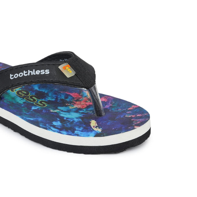 toothless Kids Boys Blue/Black Flip-Flops(TLPBFF4222-7-8Y)