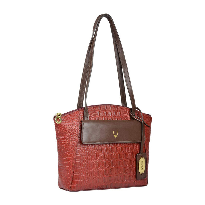 Hidesign womens ELINOR I SB Large Marsala/Brown Shoulder Bag