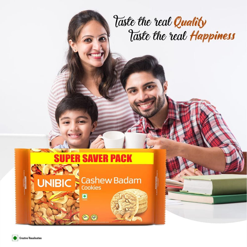 UNIBIC FOODS Cashew Badam Cookies, 500 g