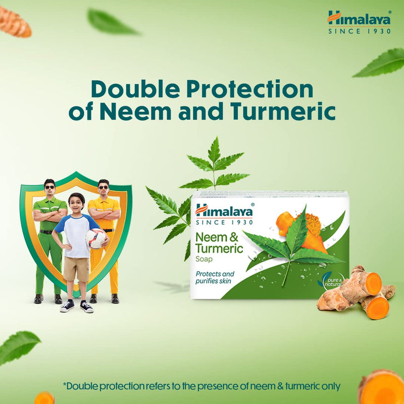 Himalaya Herbals Protecting Neem and Turmeric Soap, 75gm