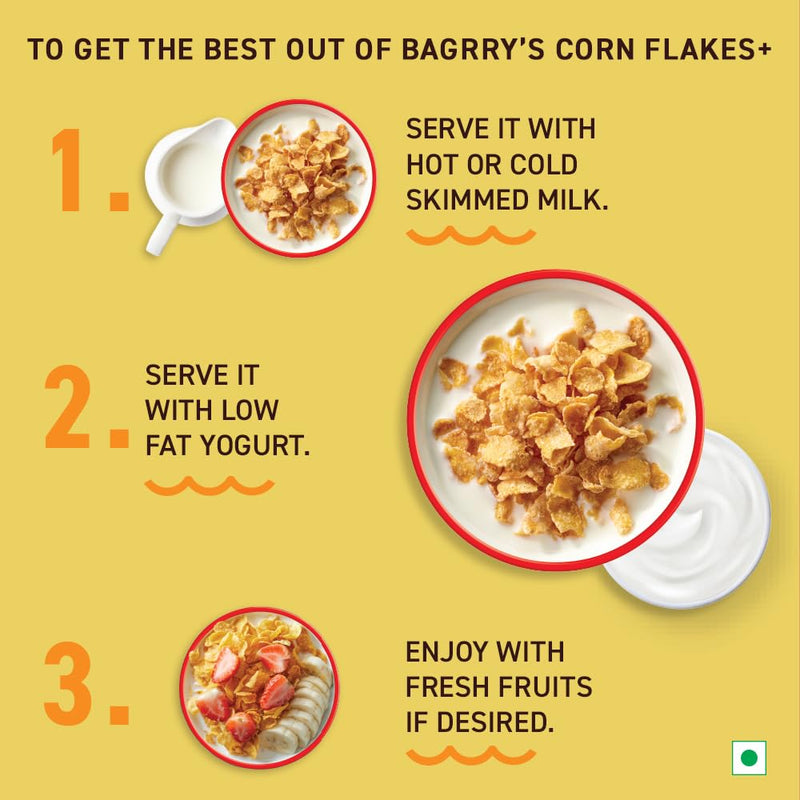 Bagrrys Corn Flakes, 800g (with Extra 80g)