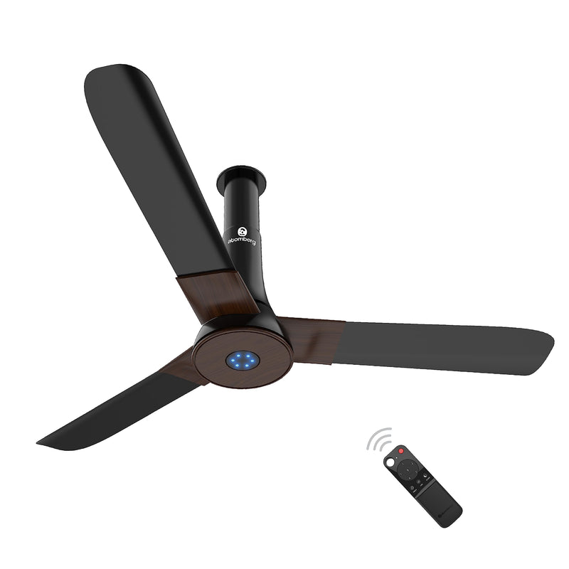 atomberg Studio+ 1200mm BLDC Motor 5 Star Rated Ceiling Fans for Home with Remote Control | Upto 65% Energy Saving High Speed Fan with LED Lights | 2+1 Year Warranty (Earth Brown)