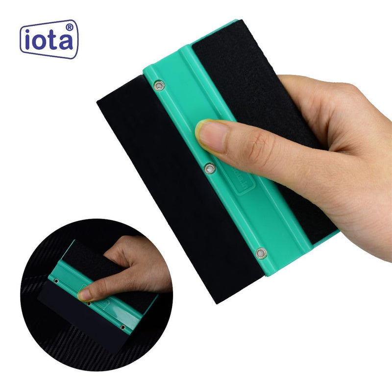 iota Double Edge Plastic Squeegee for Car Window Tinting Film Fitting Tool Decal Wrap Applicator,