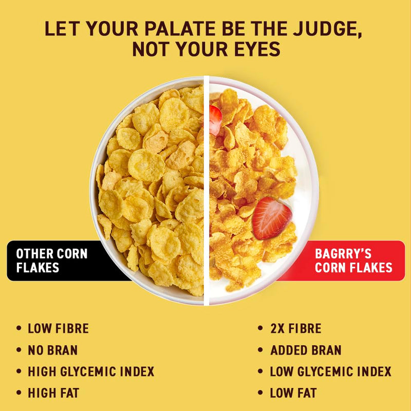 Bagrrys Corn Flakes, 800g (with Extra 80g)