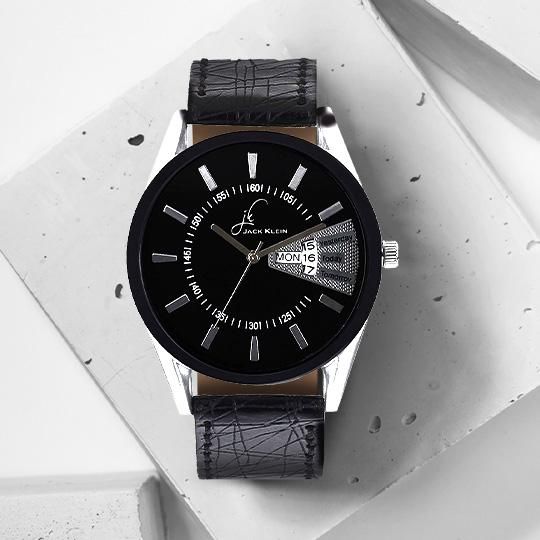 Premium Quality Black Day And Date Working Multi Function Watch