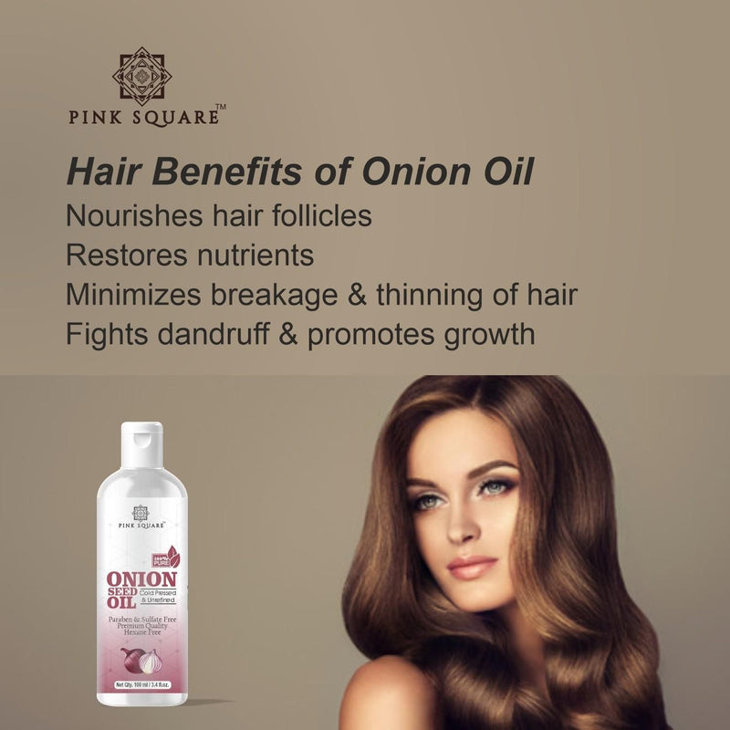 Premium Onion Herbal Hair Oil ( Non-Sticky) - For Strong and Shiny Hair Combo Pack of 4 Bottle of 100ml (400ml)