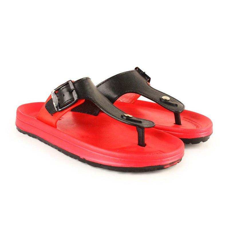 Monex Stylist Red Slipper For Men