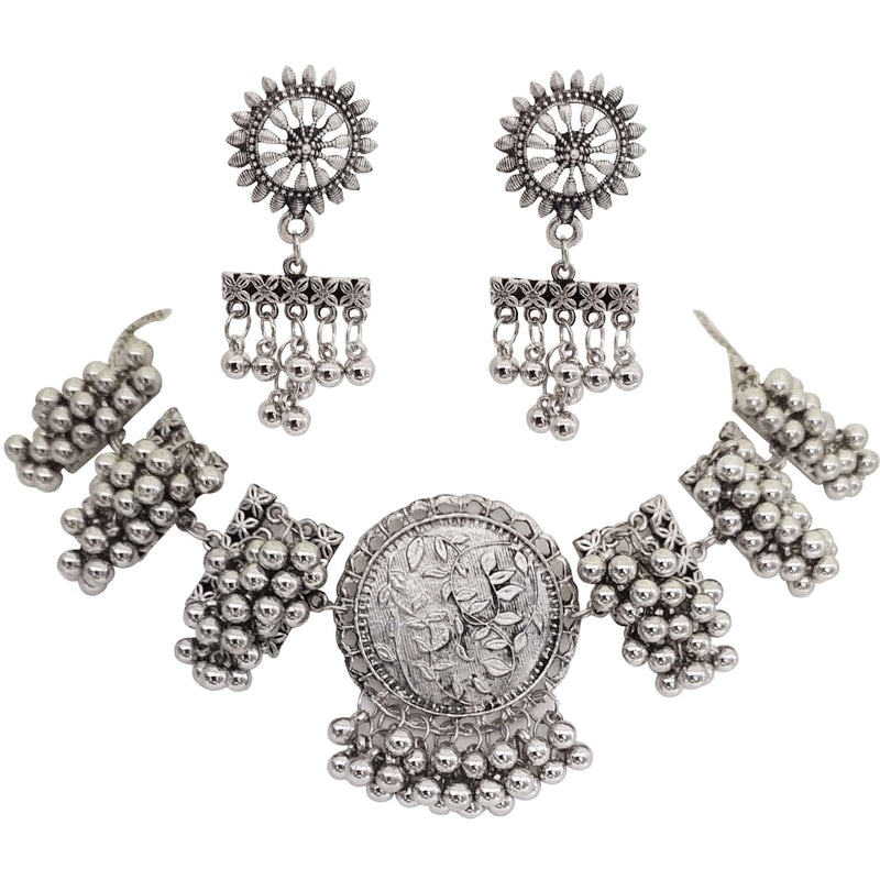 Traditional Oxidized Necklace Set