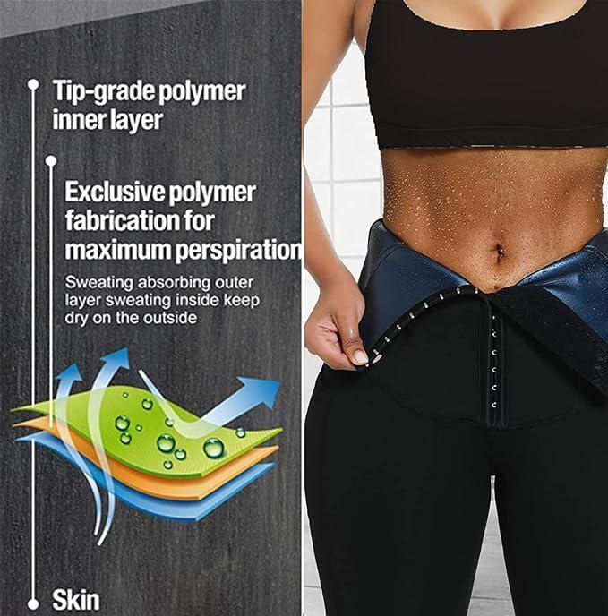 Steam Sauna Weight Loss Pants for Women Workout