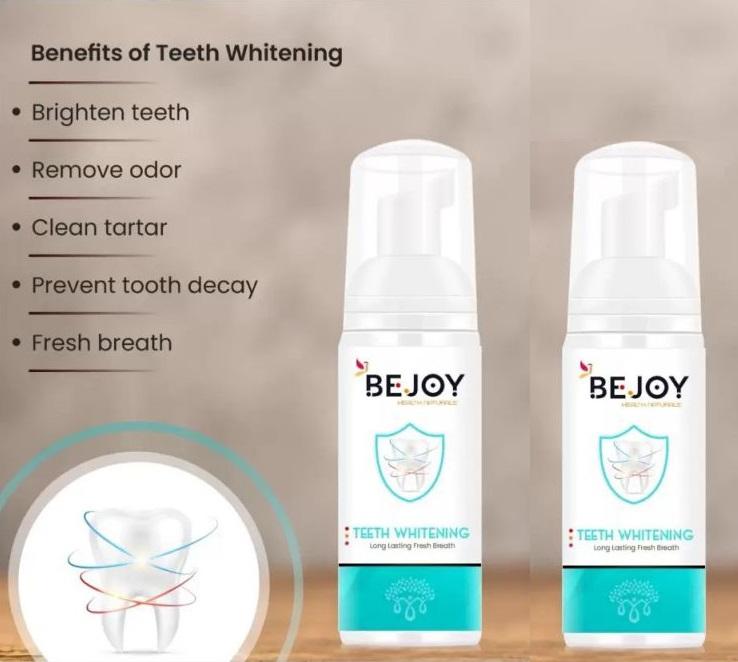 Bejoy Teeth Whitening Foam 50ml (pack Of 2)