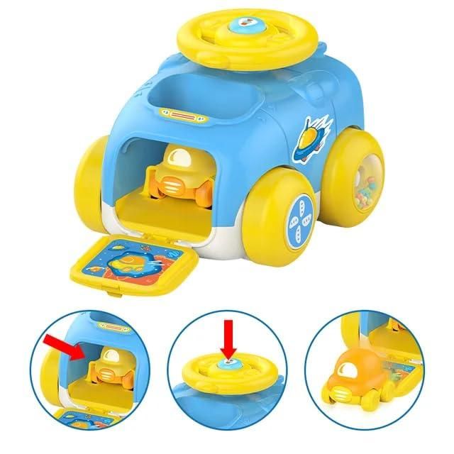 Car Vehicle, Fine Motor Skills, Cartoon Ejection Car Toy