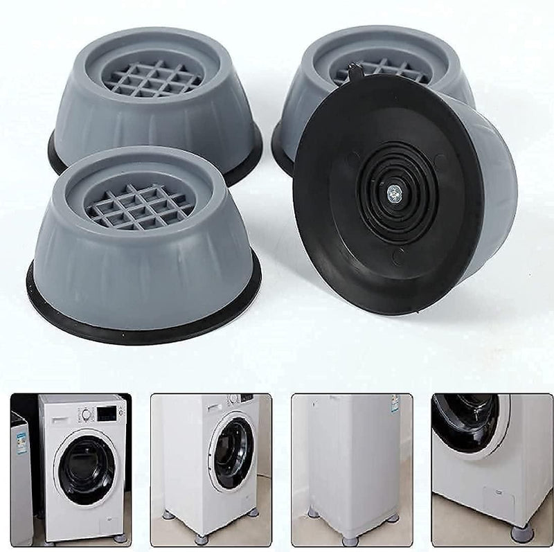 Anti Vibration Pad-anti-vibration Pads For Washing Machine - 4 Pcs Shock Proof Feet For Washer ? Dryer, Great For Home, Laundry Room, Kitchen, Washer, Dryer, Table, Chair, Sofa, Bed (4 Units)