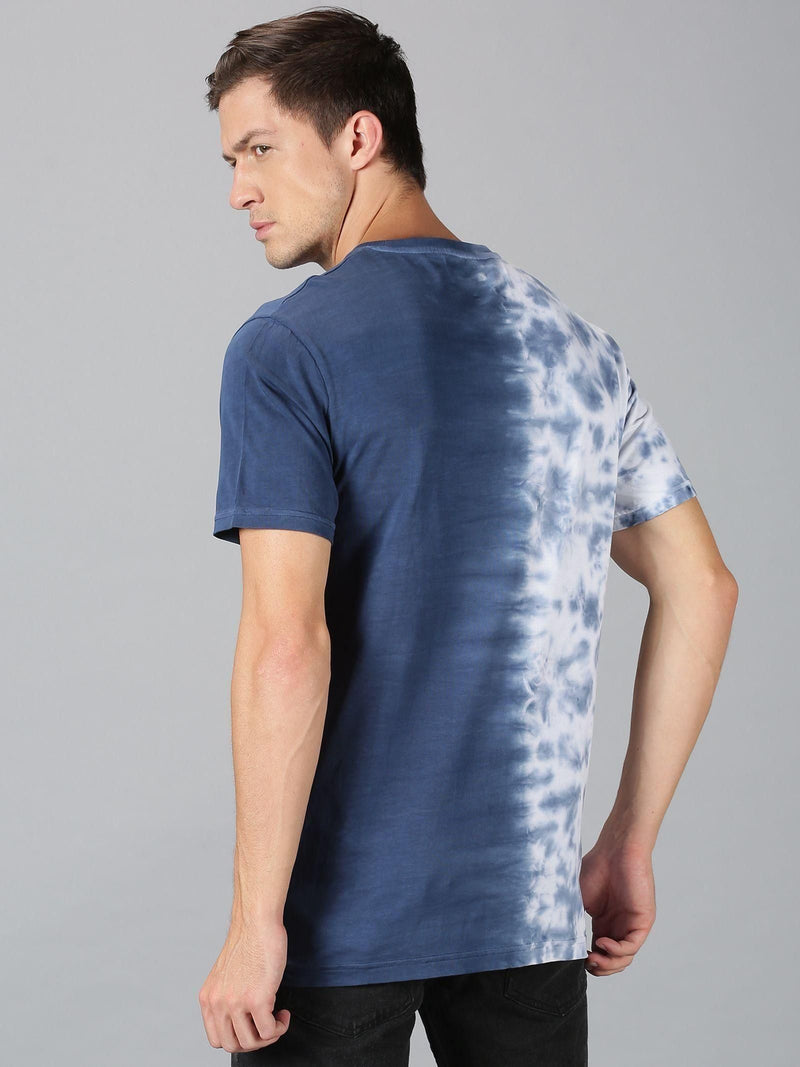 Urgear Cotton Dyed Half Sleeves Round Neck Men's T-Shirt