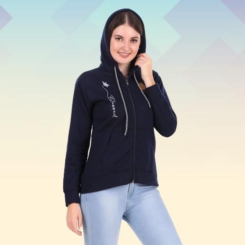 Woman Stylish Zipper Hoodies