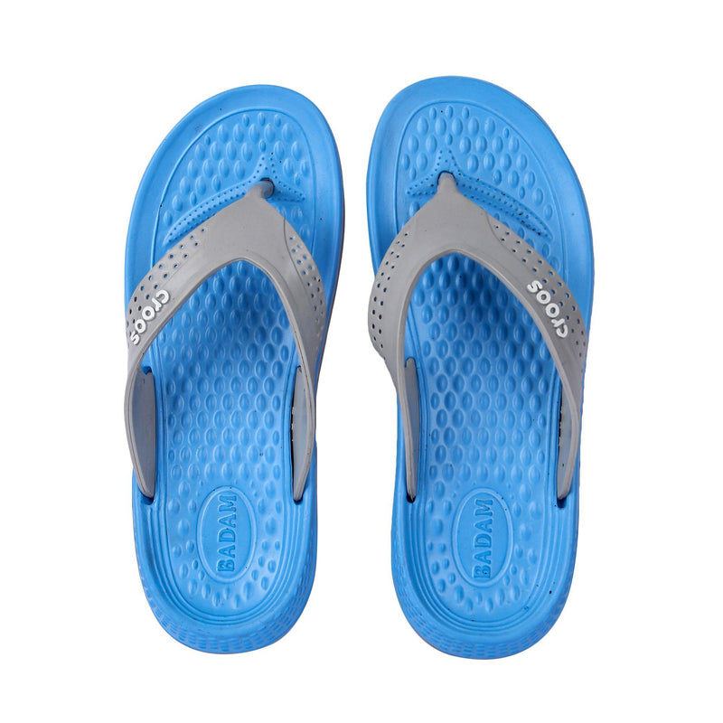 Monex Stylist Blue Slipper For Men