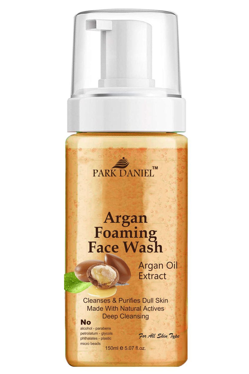 Park Daniel Argan Oil Foaming Face Wash For Deep Cleansing for Normal to Dry Skin 150 ML